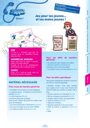 Animation jeunes - JDS 2017