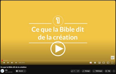 Ce que la Bible dit de la création
