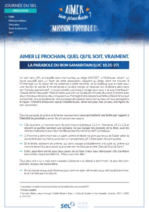 JDS 2021 : Prédication Michel Sommer