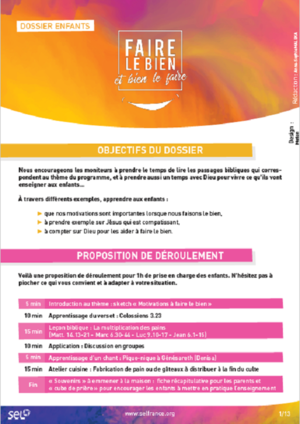 Animations pour enfants