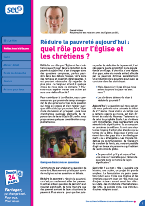 Réduire la pauvreté aujourd'hui - Daniel Hillion