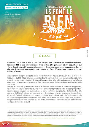 Réflexions bibliques
