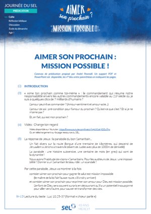 JDS 2021 : Prédication André Pownall