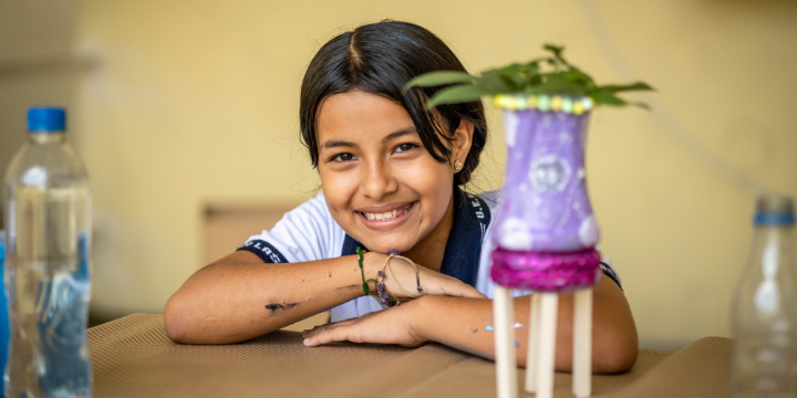 Image d'une jeune fille du CDEJ d'Equateur.
