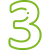 Image du chiffre trois.